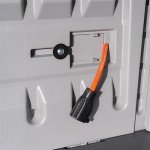 Suncast 130 Gallon Outdoor Storage Shed, Dove Gray