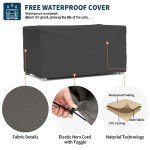 Stylish Aluminum Outdoor Loveseat with Thick Cushion