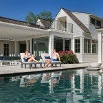 Set of 4 Adjustable Outdoor Chaise Lounges