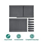 Set of 4 Adjustable Outdoor Chaise Lounges