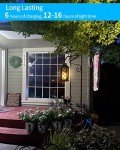 SHYMERY Solar Outdoor Lanterns - 2 Pack, 14 Inch