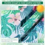 Tropical Flower Outdoor Chair Cushion Set of 6