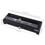 28" Rectangular Gas Fire Pit Table - Black