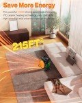 1500W Portable Electric Patio Heater with 3 Modes