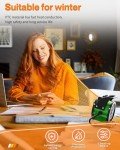 1500W Portable Electric Patio Heater with 3 Modes