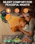 1500W Portable Electric Patio Heater with 3 Modes