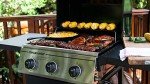 Megamaster 3-Burner Propane Gas Grill with Side Tables