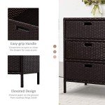 Outsunny Brown Outdoor Towel Storage Cabinet
