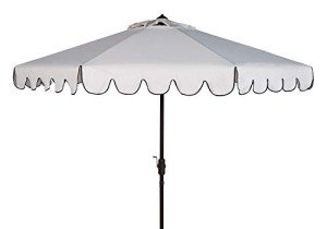 Venice Navy and White 9Ft Outdoor Umbrella