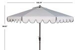 Venice Navy and White 9Ft Outdoor Umbrella