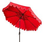 Venice Navy and White 9Ft Outdoor Umbrella