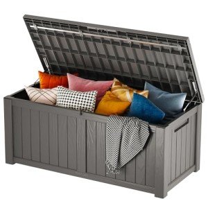 EAST OAK 120 Gallon Outdoor Storage Box