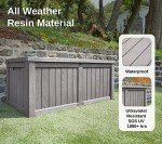 EAST OAK 120 Gallon Outdoor Storage Box