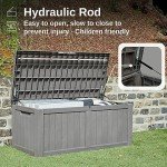 EAST OAK 120 Gallon Outdoor Storage Box