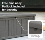 EAST OAK 120 Gallon Outdoor Storage Box