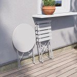 3-Piece Folding Bistro Set for Outdoor Spaces