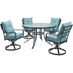 Hanover Lavallette 5-Piece Outdoor Dining Set
