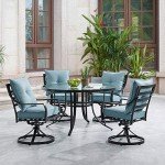 Hanover Lavallette 5-Piece Outdoor Dining Set