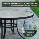 Hanover Lavallette 5-Piece Outdoor Dining Set
