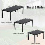 9-Piece Extendable Outdoor Dining Set for 8