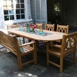 Teak Bristol Extended Oval Dining Table for 8-12