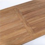 Teak Bristol Extended Oval Dining Table for 8-12