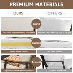 Natural Expressions Outdoor Sofa with Wicker Backrest