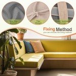 Custom Indoor/Outdoor Bench Cushion with Non-Slip Design