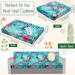 8-Piece Waterproof Patio Sofa Cover Set - Tropical