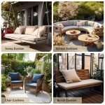 Custom Non-Slip Bench Cushions for Indoor/Outdoor