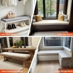 Custom Bench Cushion for Bay Window Comfort