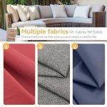 Custom Patio Cushion Covers - 70+ Colors Available