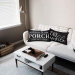 Black and White Waterproof Pillow Covers Set of 2