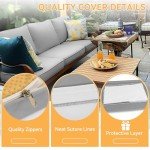 Custom Patio Cushion Covers - 70+ Colors Available
