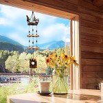 Gnome Wind Chimes with 6 Bells for Outdoors