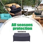 Heavy Duty Waterproof I Shape Patio Sofa Cover