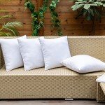 Waterproof Outdoor Pillow Inserts – Pack of 4