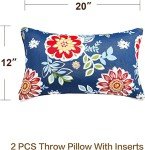 Waterproof Outdoor Lumbar Pillows - Set of 2