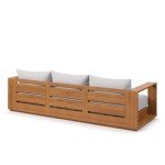 Modway Tahoe Acacia Outdoor Patio Sofa – Light Gray