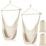 Barydat 2-Piece Boho Hammock Swing Chair Set