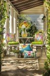 Bright Floral Outdoor Throw Pillow Set - 2 Pack
