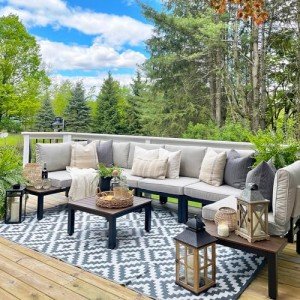 Sophia & William 6-Piece Outdoor Sectional Sofa Set