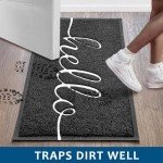 Durable Non-Slip Hello Doormat for Indoors Outdoors