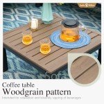 Sophia & William 6-Piece Outdoor Sectional Sofa Set