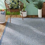 Tommy Bahama Blue Marlin Indoor/Outdoor Area Rug 5'3"x7'3