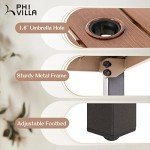 PHI VILLA 36" Square Outdoor Counter Height Table