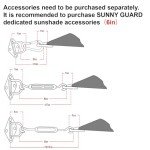 SUNNY GUARD 10’ x 13’ UV Block Sun Shade