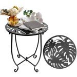 Versatile 14-Inch Round Outdoor Side Table