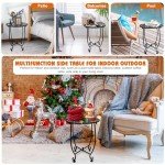 Versatile 14-Inch Round Outdoor Side Table