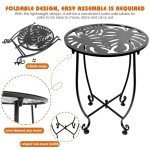 Versatile 14-Inch Round Outdoor Side Table